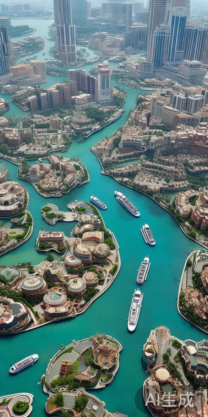 澳门威尼斯人的河流位置集中在哪个区域最为繁华 澳门威尼斯人度假村占地广阔,内部水系丰富。其标志性